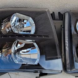 07-13 Chevrolet Silverado LED Headlights Luces Micas Calaveras Faros Faroles Focos Chevy