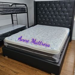 NEW QUEEN PILLOW TOP MATTRESS AND BOX SPRING