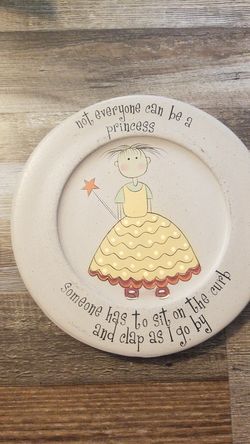 Princess plate donna white artist