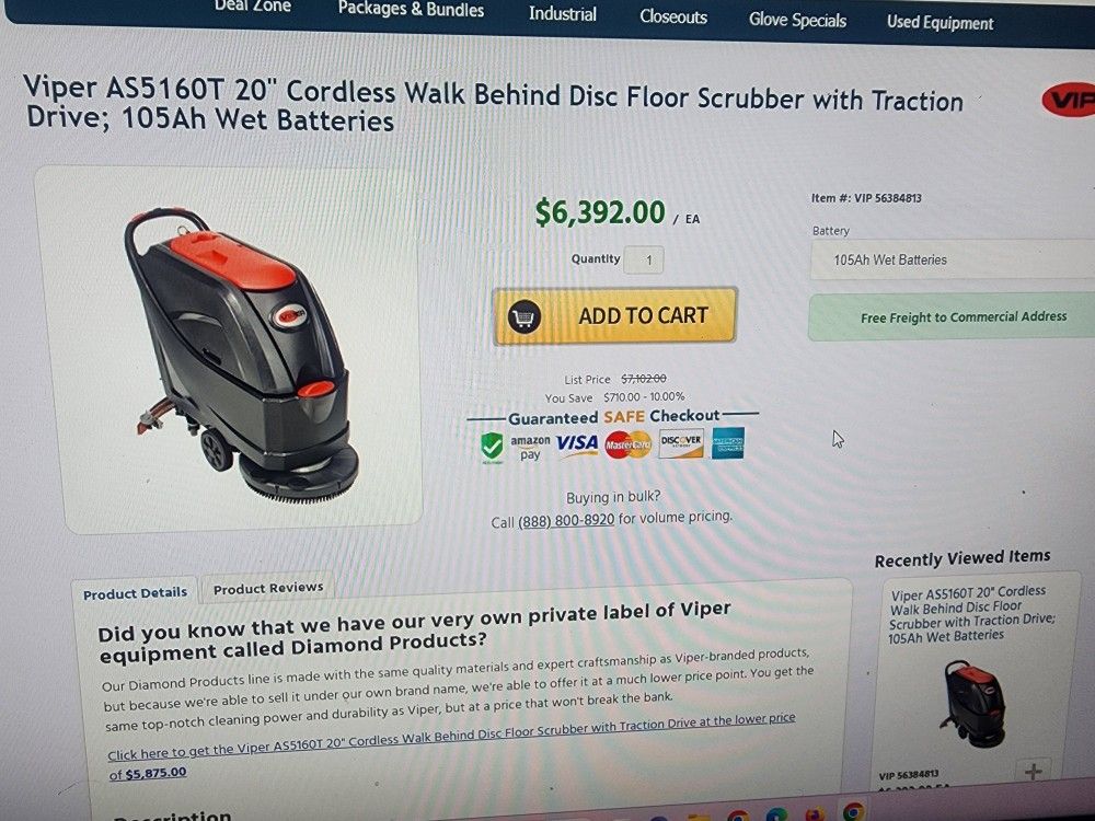 Scrubber Polish Machine
