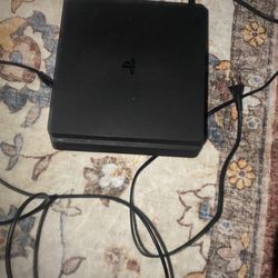 PS4 Slim. With Game No Controller 