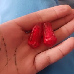 2 Red Kyber Crystal From Disney