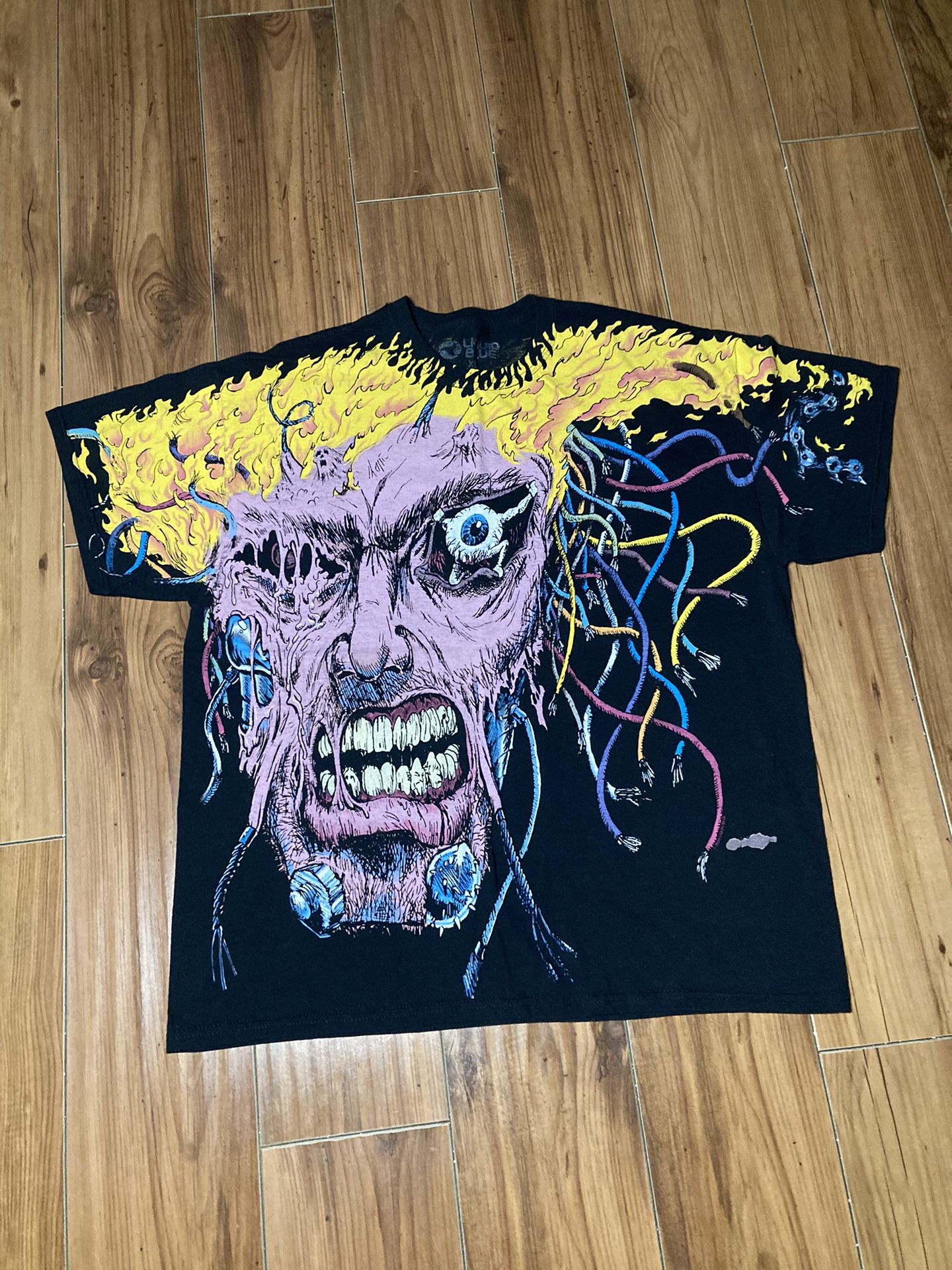 Liquid Blue Overload Wolverine Shirt Xl 