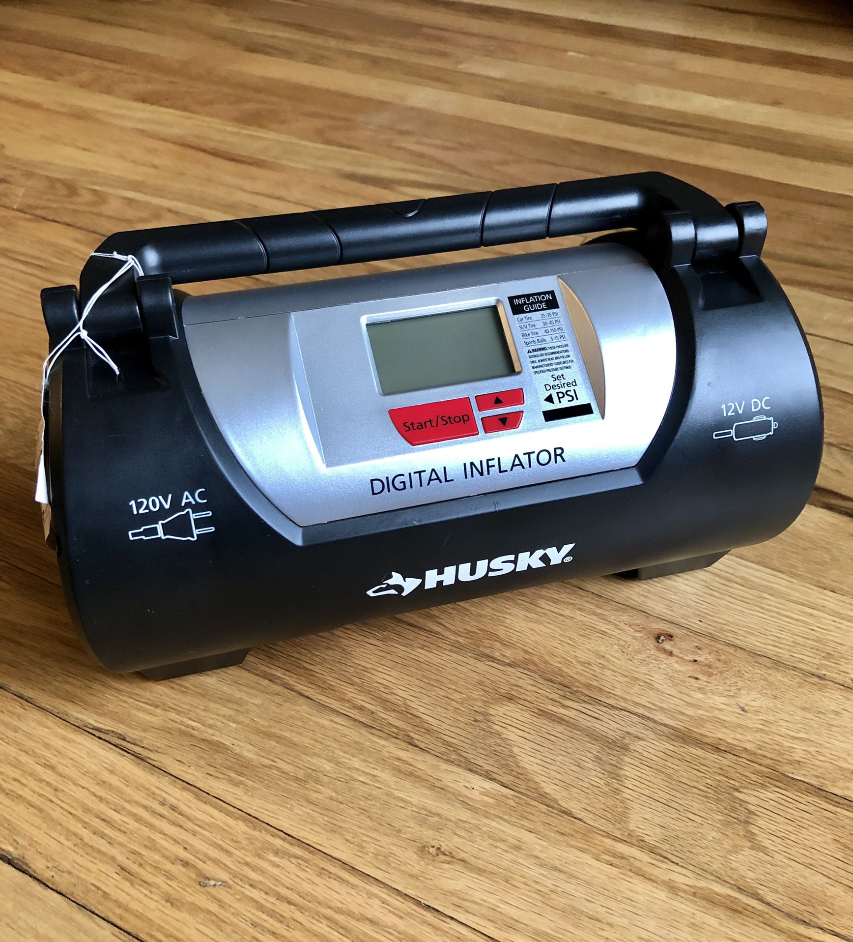 Husky HD12120B 12/120 Volt Auto Home Inflator