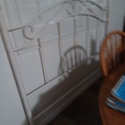 White Queen Size Headboard 