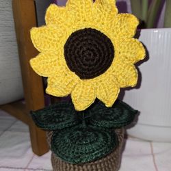 Crochet sunflower 🌻