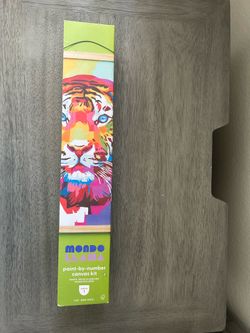 Paint - by- number canvas kit