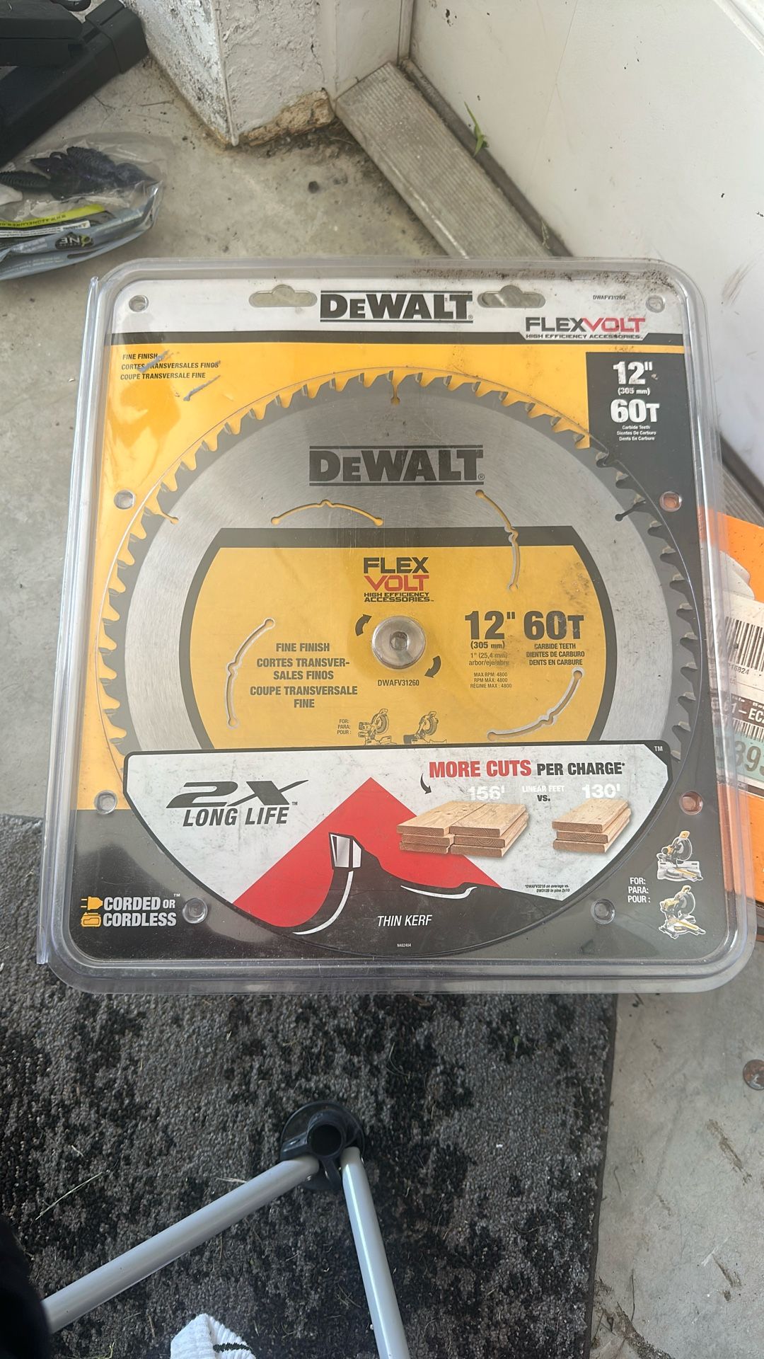 Dewalt 12” Miter Saw Blade