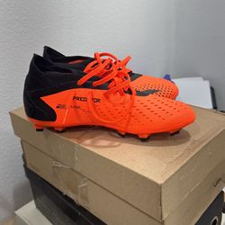ADIDAS Predator Orange Soccer Shoes Kids 5.5