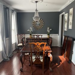 Solid Wood Expandable Dining Set