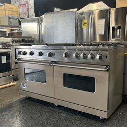Viking Professional Gas Double Oven 48” Range 