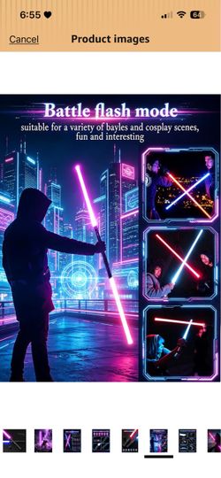 Lightsaber, Dueling Light Saber with 20 RGB Colors 4 FX Sounds USB Rechargeable Lightsabers with 4 Modes, Lightsabers for Dueling, Light saber Toy for