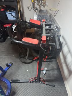 Collapsible dip and pull up bar