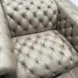 A large electric reclining sofa chair