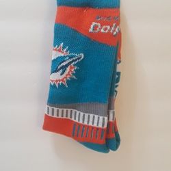 Miami Dolphins Crew Socks