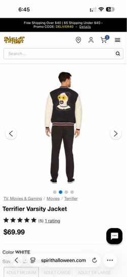 Terrifier Varsity Jacket