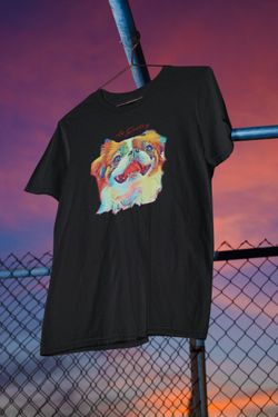 Colorful dog unisex T-Shirt