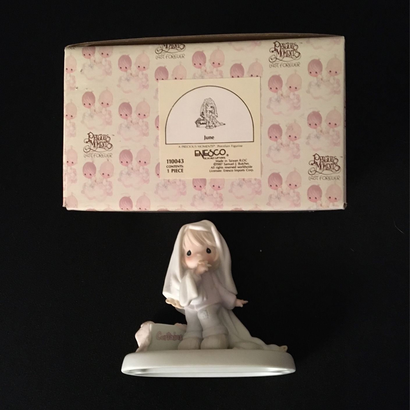 Precious Moments Porcelain Figurine “June”
