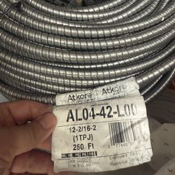 12-2 /16-2 MC Wire 250ft Metal Clad Cable New Roll 