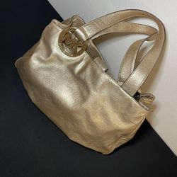 Michael Kors Metallic Gold Shoulder Bag