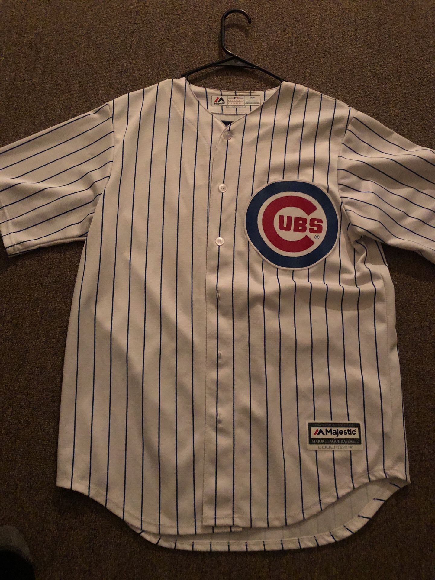 Cubs jersey size large