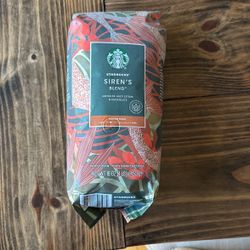 STARBUCKS WHOLE BEAN COFFEE SIREN’S BLEND 16 Oz