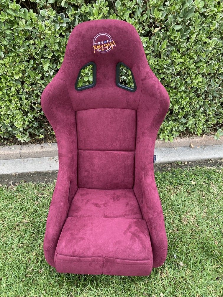 NRG Prisma Maroon Bucket Seat (Medium)