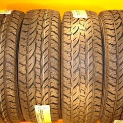 235/70/16 For Sale 4 New Tires AT All Terrain We Service Motorcycle Tires