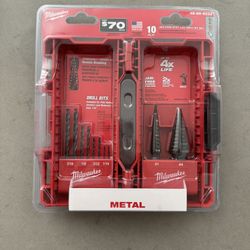 Milwaukee Black Oxide Step Drill Bit Set
