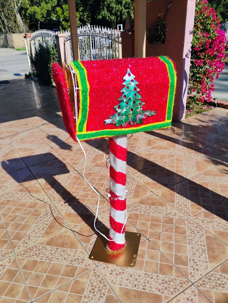 Lights Mail Box Christmas