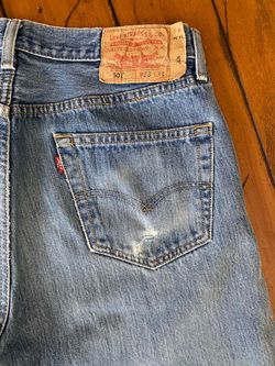 501 LEVI'S Authentic//ORIGINAL Mid-Blue Jeans