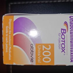 Botox Therapeutic Botulinum Toxin Type A onabotulinumtoxinA 200 Units