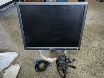 Dell LCD Desktop Monitor with Cables 20”