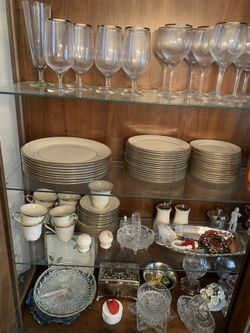 15 piece set of Lennox Solitaire china set