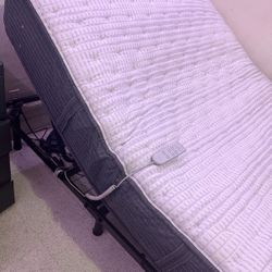 Queen size Mattress with adjustable frame