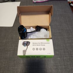 FM Car Transmitter, Wireless, QC3