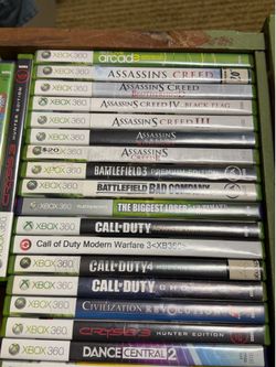 Xbox 360 Games $10 Each