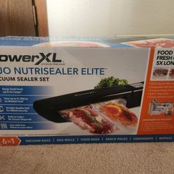 PowerXL Duo Nutrisealer Elite Vacuum Sealer Set 6 in 1