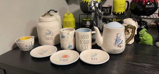 Rae Dunn Disney Cinderella Ceramic Collection