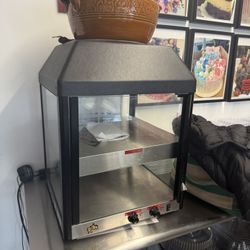 STAR 18MCP 18” HOT FOOD MERCHANDISER 2 HEATED SHELVES 16" PIZZA PREPACKAGED FOOD