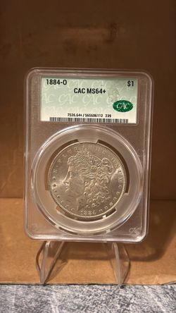1884-O Morgan Silver Dollar CAC MS64+