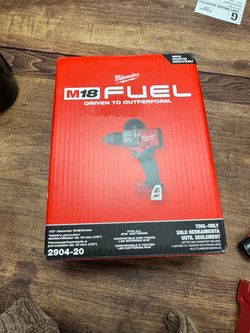 Milwaukee M18 Fuel 1/2" Hammer Drill Driver Tool-Only