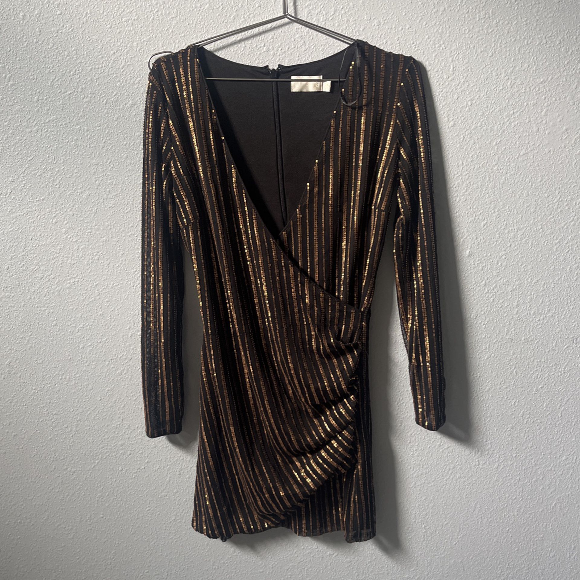 Black And Gold Dress Size M 