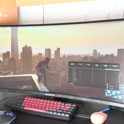 Gigabyte G34WQC Curved 34” Ultrawide 3440x1440 144hz Gaming Monitor