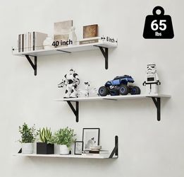 Beautiful floating shelves