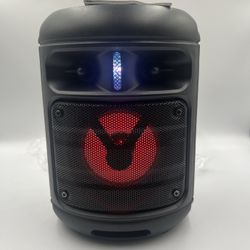 New In Open Box - Quikcell Party Beat Power Series Wireless Speaker with LED Lights - Black