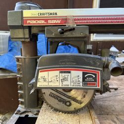 Craftsman Radial Saw 10”