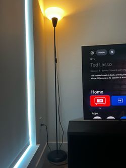 Ikea floor uplighter with bulb