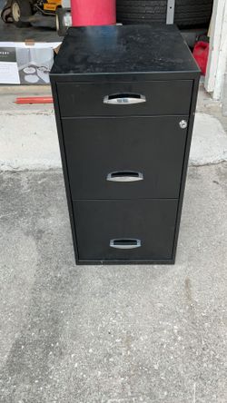 Three compartments File drawers