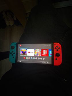 Nintendo switch with controller